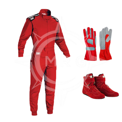 Go Kart Race Suit, Shoes And Gloves