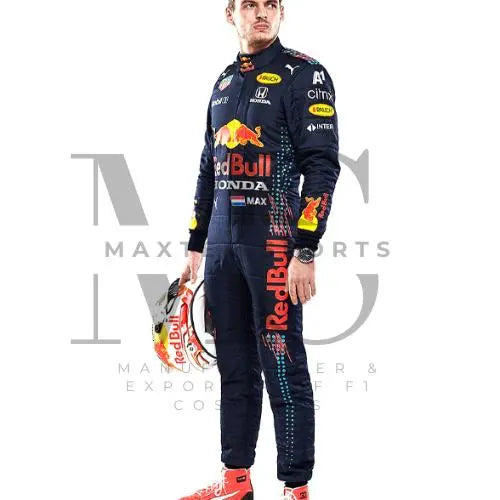 2021 Max Verstappen Red Bull Honda F1 Suit REPLICA. Mexter Race Gear