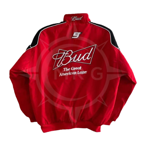 BUD NASCAR Race Jacket Embroided