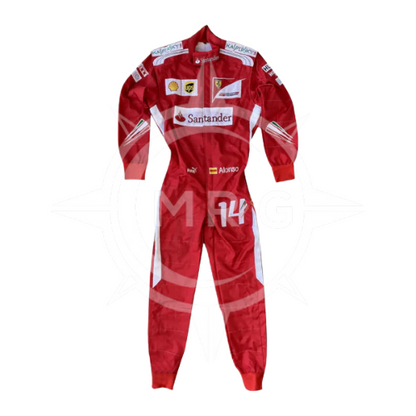 2010 Fernando Alonso Ferrari F1 Embroidered Racing Suit