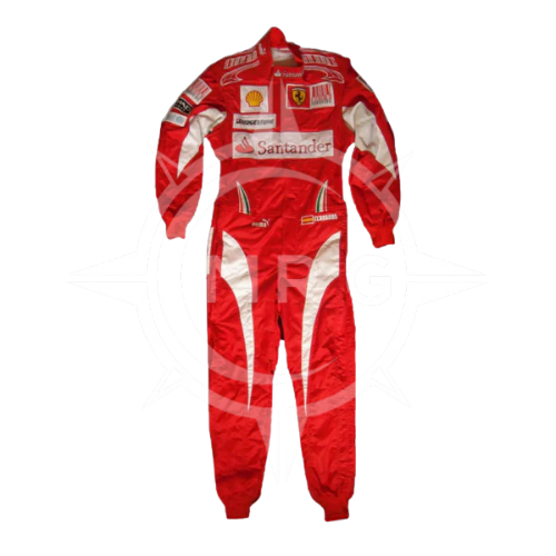 2014 Fernando Alonso Ferrari F1 Embroidered Racing Suit