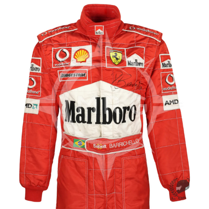 2003 Rubens Barrichello Race Ferrari F1 Suit