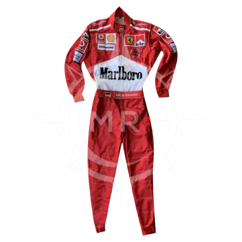 Michael Schumacher Ferrari F1 Embroidered Racing Suit