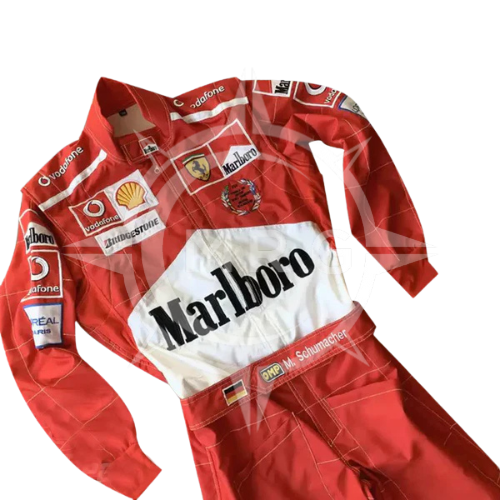 Michael Schumacher Ferrari F1 Embroidered Racing Suit