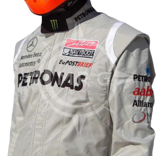 2011 Michael Schumacher Mercedes Benz F1 Embroidered Race Suit