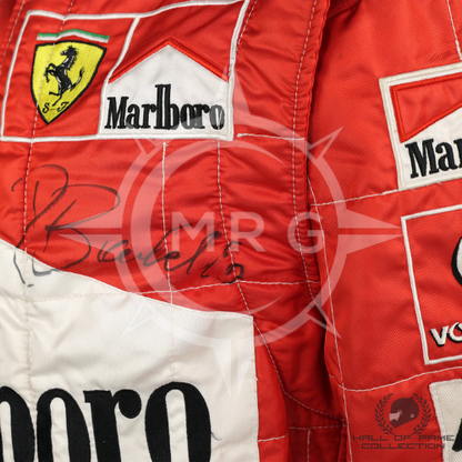 2003 Rubens Barrichello Race Ferrari F1 Suit